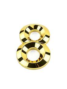 1pc 3D Large Beveled High-Gloss ABS Digital Signage Luxury Style Bright Gold Geometric Shape Back Adhesive No Drilling Sunproof Waterproof 3D Number Plate Door Number Suitable For High-End Apartments Villas Main Entrance - House Number - View 31