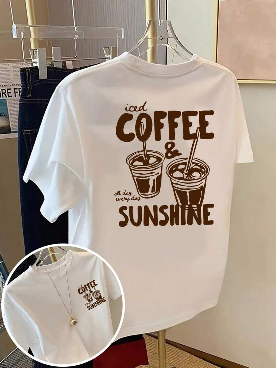 Women T-Shirts - 白色 - 查看 1