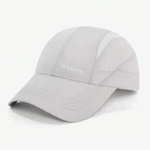 1pc SPORTS Letter Foil Print Quick-Dry Mesh Breathable Sun Protection Baseball Cap For Outdoor Sports, Hiking, Climbing - SPORTS Hot Stamped Quick-drying Cap - View 12