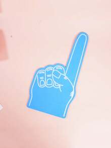 Customized Finger Sleeve, Personalized Foam Finger | Custom Text, Giant Game Day Finger With Custom Message, Game Day/Event/Wedding Customized Finger - Multicolor - View 12