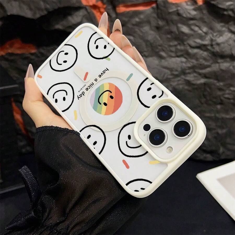 笑顔 虹色の笑顔 have a nice dayケース  11  家族、恋人、友人、そして子供たちへのプレゼントに最適です。  12 Pro Max/14/11 Pro Max/13 Pro Max/16 Pro Max/13/12 Pro/16e/15 Pro/15 Plus/15 Pro Max/14 Plus/17 Pro/11 Pro/15/16 Plus/17 Pro Max/13 pro/17/14 Pro/17e/Air/14 Pro Max/12/16 Pro/16 - ブルー - チェックする 1