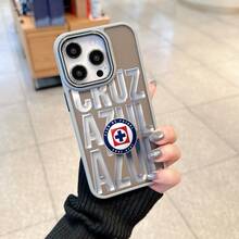 1 Pieza Funda para Teléfono con Textura Antideslizante Plana, Tacto Suave y Cómodo, Marco de Cámara Grande en Color Contrastante, Botones Independientes en Color Contrastante, Diseño Antideslizante en los Laterales, Antihuellas y Resistente al Polvo, Protección Completa de la Cámara, Ligera, Resistente a Caídas, al Desgaste y a los Arañazos, Compatible con iPhone y  Series. MXPMFHK19 - PMFH-GY-MXPMFHK19 - Ver 2