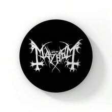 58mm Hot Rock Mayhem Band Soft Button Pin, Vintage Punk Style Badge, Bag Decoration Accessory, Fan Collectible, Gift For Friends - 58 mm - View 20