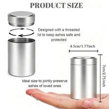 Small Urn For Human And Pet Ashes, 6 Colors Mini Urn, Shareable Small Memorial Urn, Ash Storage Box - Heart Tree - Multicolor - View 2