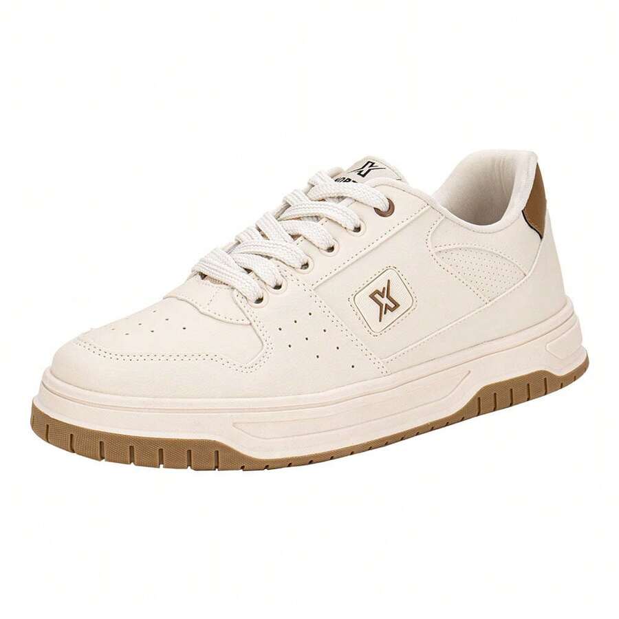 TÊNIS MASCULINO NORTH PROX 49017CL - Bege - Visão 1