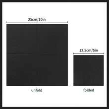 20/40/80 Piezas Servilletas para Bebidas, Servilletas de Papel Desechables Negras, 10" X 10" 2 Capas Servilletas de Cóctel para Bar, Bodas, Cumpleaños - Ver 6