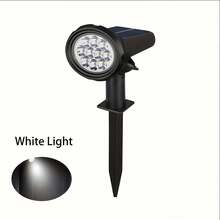 1/2PCS Solar Powered Outdoor Garden Lights With Light Sensor, 10 LED White/Warm/Colorful Light, Embedded Path Lawn Light, Multi-Function Detachable Wall Lamp, 3 Lighting Modes Safety Path Light, Outdoor Garden Decoration Solar Garden Light, Built-In Rechargeable Battery Solar Panel Charging Outdoor Camping Light, Suitable For Yard, Pathway - 10LED Wall Light/Lawn Light - View 15