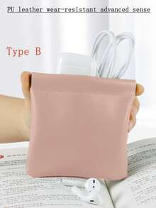1pc Mini Makeup Bag, Simple Compact PVC Cosmetic Storage Bag, Skincare Toiletry Bag, Multi-Function Wallet, Jewelry Box, Women's Short Clutch, Lipstick Cosmetic Organizer Bag, Inner Small Bag, Waterproof Storage Bag, Portable Travel Bag, Card Wallet, Multi-Function Wallet, Women's Short Wallet, Coin Purse, Card Holder - Hello Package - View 13