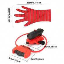 1pc Spider Water Gun Launcher, Summer Outdoor Toy For Kids, Wrist Sprayer With Red Glove, Gift For Boys And Girls On Holidays And Birthdays (Accessory Color Random) - Multicolor - View 10