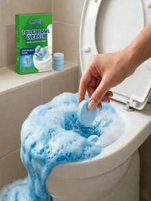 Toilet Bowl Cleaner, Reduces Dirt Buildup And Unclogs Pipes, Makes Your Toilet Look Like New. Suitable For Daily Cleaning Of Household Toilets, Removes Dirt And Odors, Provides Daily Care And Cleaning Tablets. - Multicolor - View 3