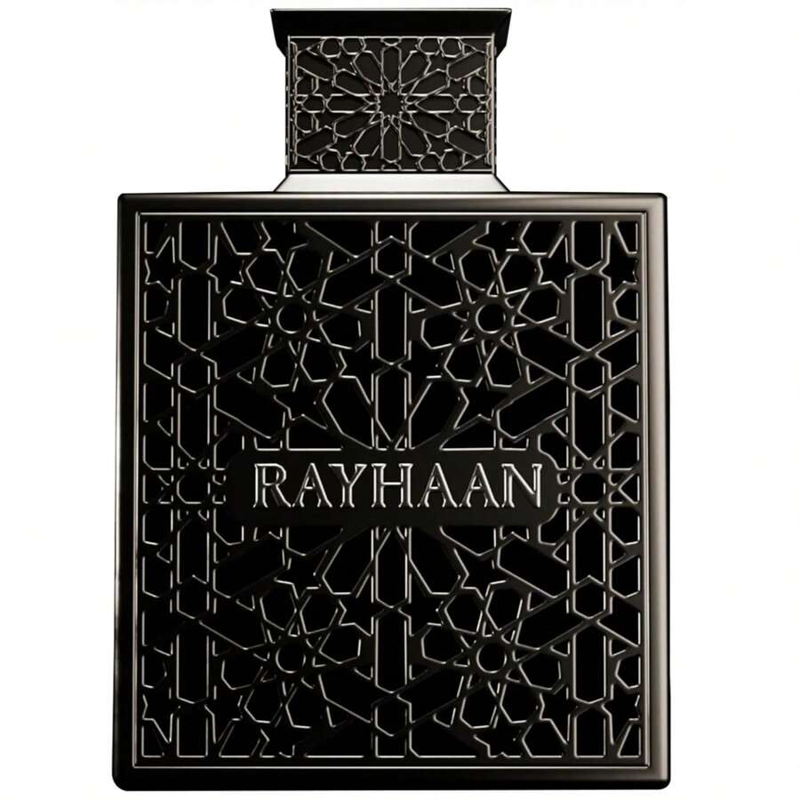 Rayhaan Obsidian Eau De Parfum For Men - Woody Spicy Amber Long-Lasting Fragrance 3.4oz / 100ml Ideal Gift For Valentine's Day Christmas - 木質香調 - 查看 1