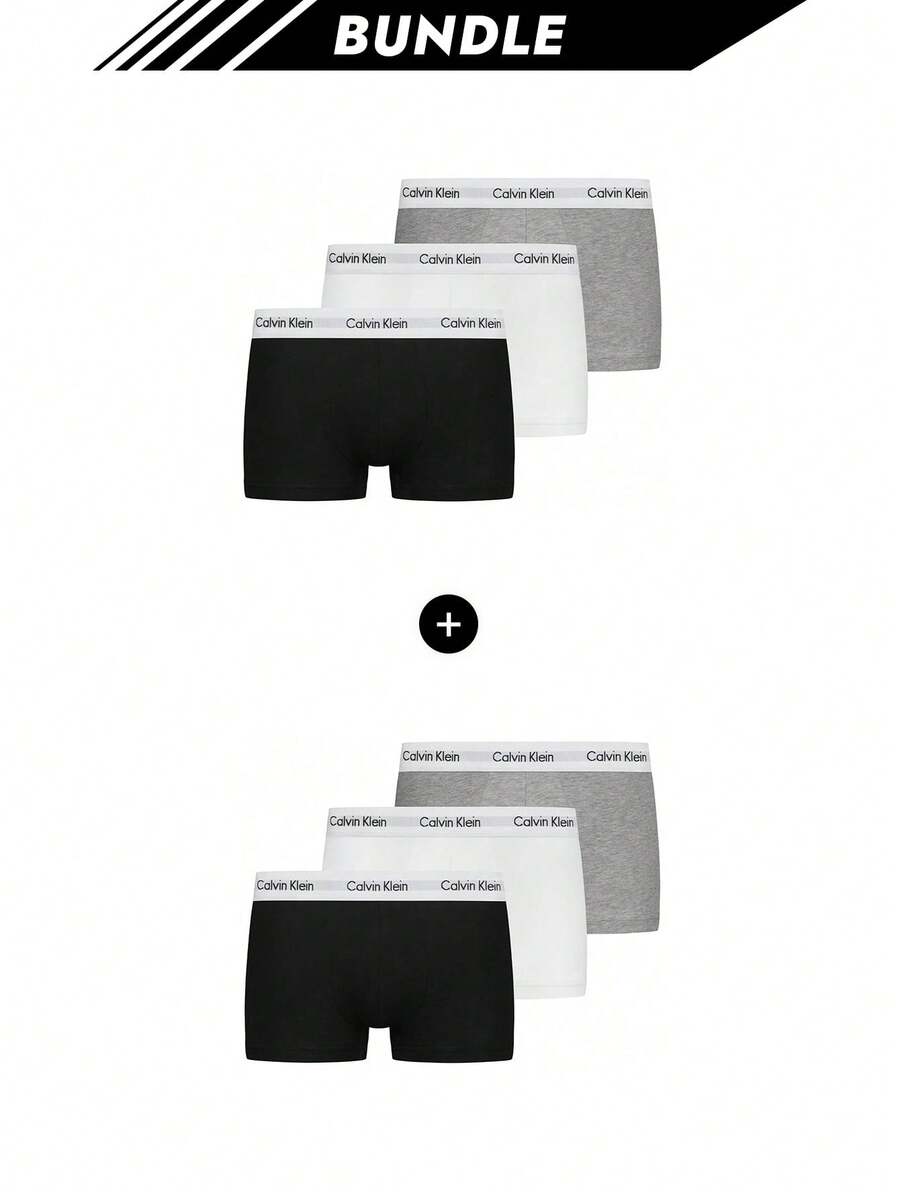 Calvin Klein Modern Cotton 3 Packs Boxers X 2 - Gray+white+ black - View 1