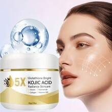 1pcs Kojic Acid Brightening Cream | Evens Skin Tone, Dark Spots And Dullness - Fast Brightening With Arbutin, Niacinamide, Vitamin E & C - Non-Greasy, Suitable For Men And Women - Brightening Moisturizer, Day And Night Use,Holiday Gift 50G - Brightening Cream - View 11