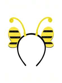 1-Pack Insect Theme For Party Headbands, Spring Decoration Photo Props, Butterfly, Bee, And Ladybug Shaped Headbands For Party And Birthday For Party Atmosphere Additions, Random Color And Style - Headband - View 7