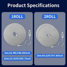 LITSHOW RGB Neon LED Strip Lights, 24-Key Remote Control, IP67 Waterproof, IC Independent Control, Music Sync, 16 Million Colors, Suitable For Room Decoration, Party, Christmas - RGB - View 5