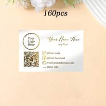 20/50/100pcs Customized Cards, Customized Greeting Cards, Customized QR Codes, Customized Payment, Customized Coupons, Customized Event Cards, Customized Counter Cards, Birthday, Party, Holiday, Wedding, Confession, Table Signs - QR Code Business Card - View 25