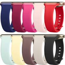 10入組柔軟矽膠運動錶帶適用於Apple Watch 38mm 40mm 41mm 42mm 44mm 45mm 46mm 49mm，中性款，相容Series 10 SE 9 8 7 6 5 4 3 Ultra，時尚健身必備禮品組 - 多色12 - 查看 10