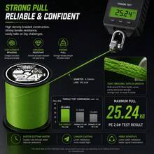 Bkuman 500m X 24 Fishing PE Line, Multi-Color, Multiple Strength Options. Smooth And Wear-Resistant, Suitable For Freshwater And Saltwater Hunting And Fishing, Ideal For Anglers And Fishing Enthusiasts. - Multicolor - View 5