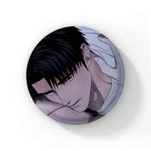 58mm 新款韓系 BL 漫畫《Shutline》軟質鈕扣徽章 男愛漫畫 Gillan Jake Moon Shingun 動漫胸章 粉絲收藏 - 58 mm - 查看 14