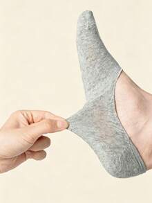 Mixed Colors Invisible Socks, Suitable For Matching With Sneakers - Multicolor - View 3