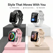 New Exquisite Fashionable Women's Watch With LED Light-Flashlight, Elegant Unique Design Sports Smartwatch, Wireless Calling, Music Control, Remote Camera, Message Notification, Calorie, Stopwatch, Multiple Sports Modes, Men's Watch, USB Cable Charging, Multi-Functional, Holiday Gift - Multicolor - View 2
