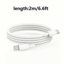 MFi Certified 30W PD Fast Charging Cable, USB-C To Lightning Data Cable, Compatible With IPhone 17 To 8 Plus, Supports PC Data Sync - Multicolor - View 10