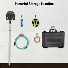 1PC 10/12/15 Pcs Wooden Board Tool Hooks, Metal Hooks For Tool Room, Water Pipe Hooks, Small Double Hooks, DIY Handmade Hooks, Heavy Duty Metal Wall Hook Set With Screws - Double Hooks Suitable For Garden And Garage Tool Storage, Easy To Install - Hook Up - View 2