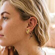 2pcs Asymmetrical Flower Saddle Ear Gauges 316L Stainless Steel Ear Hole Expander Cartilage Stretchers Body Piercing Jewelry Earrings Fashion Unisex - 1781 - View 8