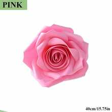 Red Foam Rose Large Handmade Artificial Flowers Suitable For Romantic Wedding, Home, Party, Event, Anniversary Birthday Party Background Decoration - Multicolor - View 5
