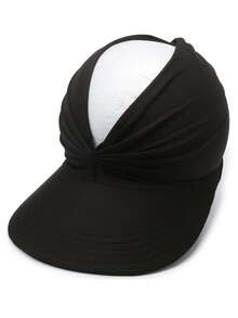 1 pieza Sombrero de playa con protección solar para mujer, sombrero de sol para deportes al aire libre para mujer, sombrero hueco, adecuado para deportes, playa, golf, senderismo - Multicolor - Ver 11