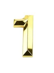 1pc 3D Large Beveled High-Gloss ABS Digital Signage Luxury Style Bright Gold Geometric Shape Back Adhesive No Drilling Sunproof Waterproof 3D Number Plate Door Number Suitable For High-End Apartments Villas Main Entrance - House Number - View 19