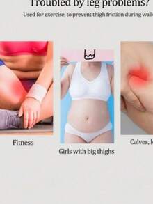 Disposable V-Shaped Anti-Chafing Thigh Pads – Invisible Non-Woven Inner Thigh Friction Patches, Breathable Non-Slip Leg Protectors, Ideal For Plus Size Men And Women, Summer, Dresses And Outdoor Activities - Multicolor - View 7