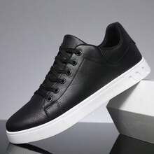 STARNOVO Men's Lace-Up Skate Shoes, Casual Sports Sneakers, Gift For Boyfriend - Black - View 4