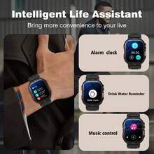 Smart Watch, Wireless Call/Dial, Multiple Sports Modes, Incoming Call Reminder And Rejection, SMS Reminder, Message Reminder View, Customizable Wallpaper, Compatible With IPhone/Android - Multicolor - View 5