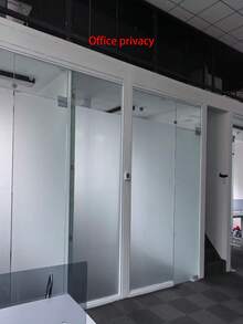 Thickened Frosted Glass Window Film, Privacy Anti-Peeping Translucent Opaque Glass Sticker For Office And Bathroom - White - View 7