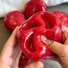 1pc Watermelon Ice Cream Squeeze Toy, Super Soft Material, Shapeable, Can Be Squeezed Into Any Shape, Suitable For Teens To Reduce Stress, Stress Relief Toy, Birthday Gift, Holiday Gift, Perfect Gift, Gift, Toy - Multicolor - View 4
