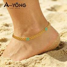 Dubai Fashion Anklet Bracelet 21k Gold Plated Arabic Islamic Vintage Coin Anklet Oman Women's Activity Party Lucky Accessory - Anklet - View 10