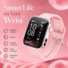New Exquisite Fashionable Women's Watch With LED Light-Flashlight, Elegant Unique Design Sports Smartwatch, Wireless Calling, Music Control, Remote Camera, Message Notification, Calorie, Stopwatch, Multiple Sports Modes, Men's Watch, USB Cable Charging, Multi-Functional, Holiday Gift - Multicolor - View 1