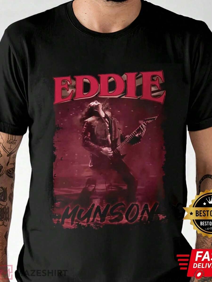 suave y cómodo, adecuado para uso casual y deportivo, coleccionable, cuello redondo, corte regular, perfecto para el verano.Camiseta unisex de verano casual de manga corta con estampado LYG6 - Negro - Ver 1