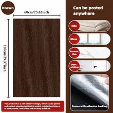 1 pieza Alfombrilla autoadhesiva para arañar gatos de sisal, protector de muebles DIY, almohadilla para arañar gatos para protección de sofá y sillón - 60*100cm - Ver 16