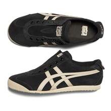Onitsuka Tiger Unisex Slip-On Comfortable Casual Shoes - 黑色 - 查看 2