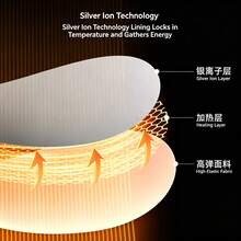 腰部與腹部按摩腰帶身體塑形設備，微電流加熱與運動，出汗按摩腰帶，8種模式與16級，2合1全身塑形治療，無線全身腰帶智能電腹部按摩器，電池容量：2500mAh，用於減重與燃脂EMS按摩器健身設備 - 彩色 - 查看 6