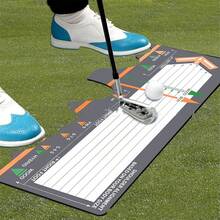 Golf Practice Mat With Swing Path Tracking, Portable Hitting Mat Lightweight And Durable, Suitable For Home, Driving Range Or Outdoor Use - Improve Golf Accuracy And Distance Control Through Swing Trajectory Analysis, High-Quality Indoor/Outdoor Material, Golf Practice Mat, Precision Training Tool, Wear-Resistant Surface, Professional Golfers, Amateur Golfers - Multicolor - View 10