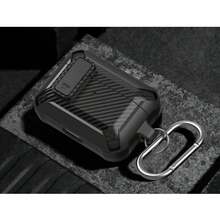 Compatible con Pro 3 Funda(2025)Funda Protectora de Grado Militar con Cierre &Textura de Fibra de Carbono Compatible con 3 Pro3 - Amarillo - Ver 2