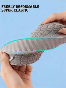 2/1pc Soft Exfoliating Bath Sponge, Reusable Elastic Double-Sided With Hanging Loop, Gentle Exfoliation, Non-Irritating, Quick-Drying, Rich Lather, Suitable For All Skin Types, Pink & Grey, 13*6*2.5cm, Summer Travel, Father's Day Gift, Daily Bathing Essential - Multicolor - View 3