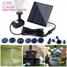 Solar Fountain Pump With 10ft Cable, 2.5W Solar Panel Water Pump Kit With 11Nozzles, Submersible Solar Water Pump For Bird Bath, Garden, Pond, Pool And Outdoor, Patio Garden No Power Storage - 1PC - View 9