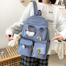 Bolsa de viaje divertida, cómoda y resistente, con nylon de alta calidad, impermeable, duradero, para hombre y mujer, juego de 5 piezas, bolsa de libros adorable - Conjuntos - Ver 6