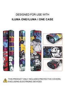 1PC For IQOS ILUMA ONE/ I One/New Iluma I One, ILUMA/Iluma I ,ILUMA PRIME/Iluma I Prime Protective Case Full Protection Anti-Drop Fashion Personalized Graffiti Leather Case Scratch-Resistant Anti-Abrasion Anti-Pressure Shock-Absorbing PU+PC Spliced Hard Shell Precise Hole Position Leather Case Couple Style Multiple Colors Available Gift For Self-Use Storage Box - 2 - View 21