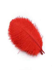 10pcs 15-35cm-6-14inch Artificial Red Ostrich Feathers For Crafts Accessories Plumes Centerpiece DIY Christmas Wedding Party Decorations Needlework And Handicrafts - A - View 12