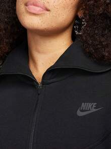 Áo khoác thể thao nữ Nike dáng rộng, không cài cúc phía trước FN2524-010 - FN2524-010 - Xem 4